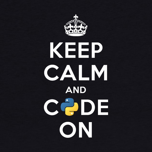 Keep Calm and Code on for Python Developers by mangobanana